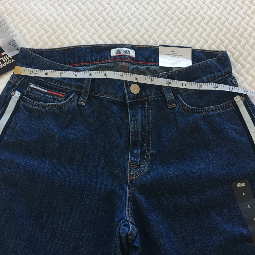 Tommy Hilfiger Denim Jeans Wide Leg Size 4 - Picture 4 of 8